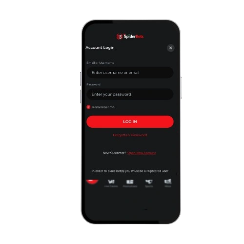 Spiderbets login